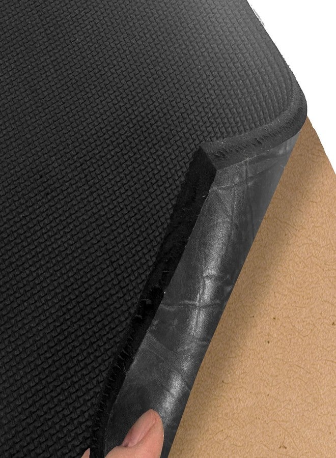 Wibeelee 2 Packs 23.6 x 15 Inch Aquarium Fish Tank Leveling Pad, 6mm Thick Foam Fish Tank Mat Non-Slip Neoprene Foam Shockproof Easy Cut for Water Stable Floor Protection Black - Image 3